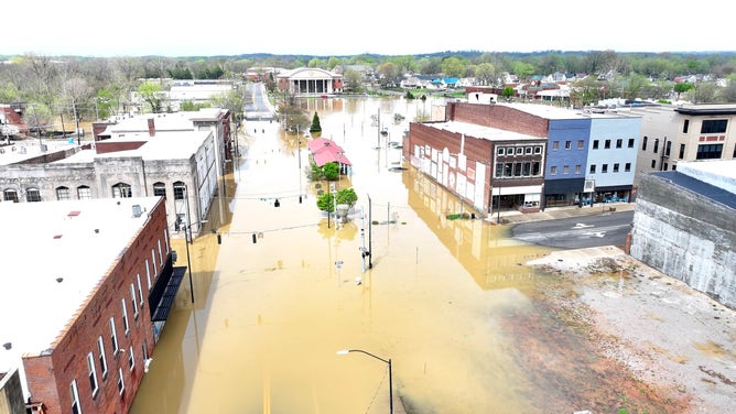 Flooding in Hopkinsville, Kentucky