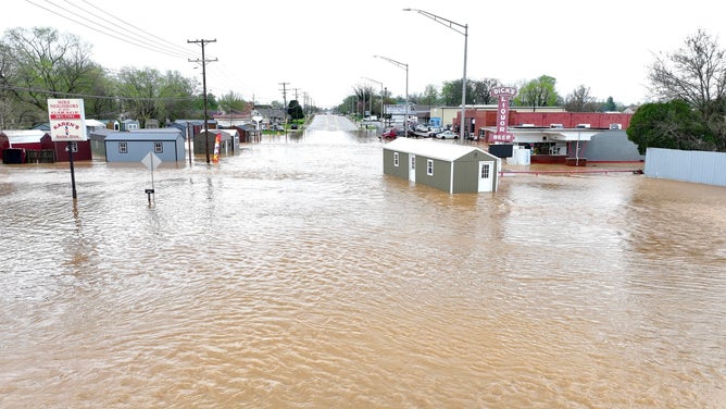 Flooding in Hopkinsville, Kentucky