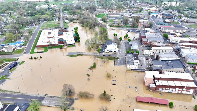 Flooding in Hopkinsville, Kentucky