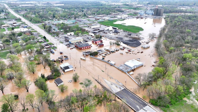 Flooding in Hopkinsville, Kentucky