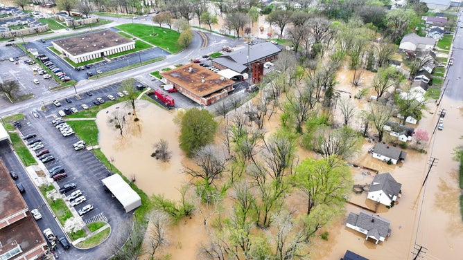 Flooding in Hopkinsville, Kentucky