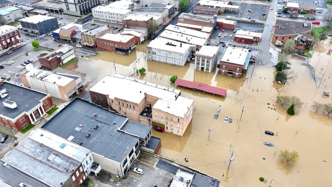 Flooding in Hopkinsville, Kentucky