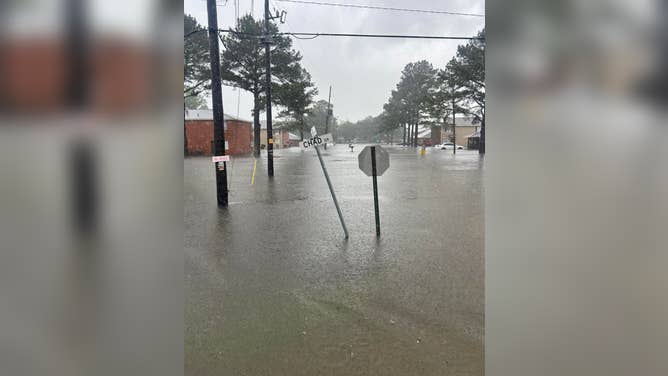 Flooding in West Baton Rouge, Louisiana