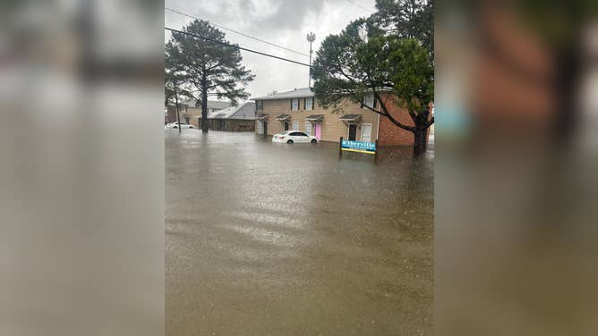Flooding in West Baton Rouge, Louisiana
