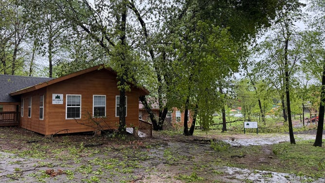 Damage to Camp Barnabas in Purdy, MO from April 29, 2025 storms.