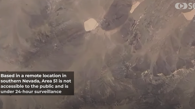 Video from space video streaming company Sen purports to show satellite imagery of the highly classified CIA facility, Area 51.