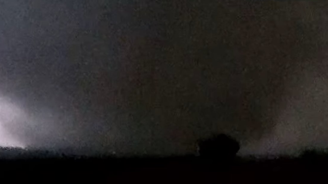 Tornado spotted in Fremont County, Iowa.