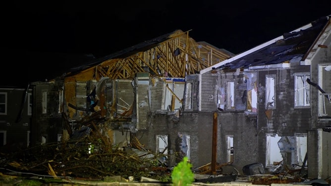 Selmer, Tennessee, sustained extensive damage after being struck by a tornado early Thursday morning.
