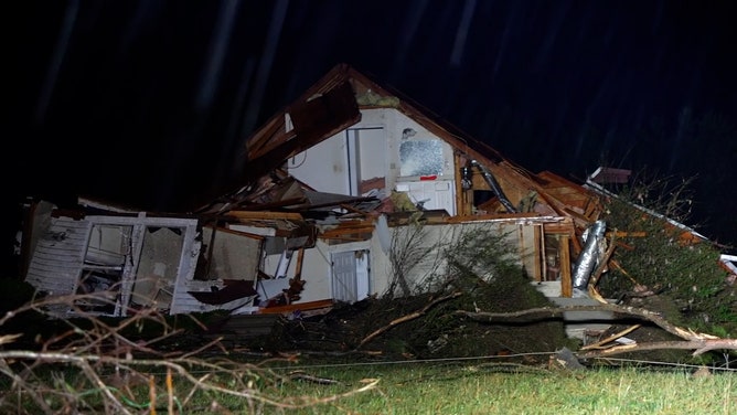 Selmer, Tennessee, sustained extensive damage after being struck by a tornado early Thursday morning.