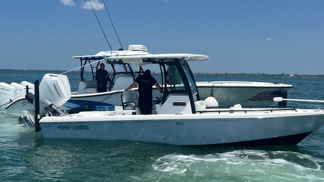 Members of the Sarasota Police Department Marine Unit rescued a runaway boat and stopped his runaway vessel.
