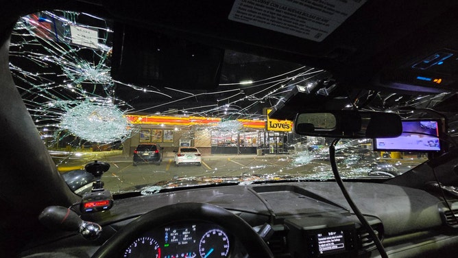 Large hail and glass do not mix. See the extent of the damage from FOX Weather Exclusive Storm Tracker Brandon Copic.