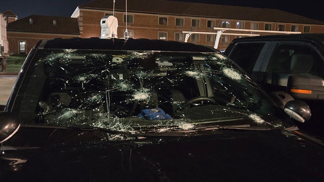Large hail and glass do not mix. See the extent of the damage from FOX Weather Exclusive Storm Tracker Brandon Copic.