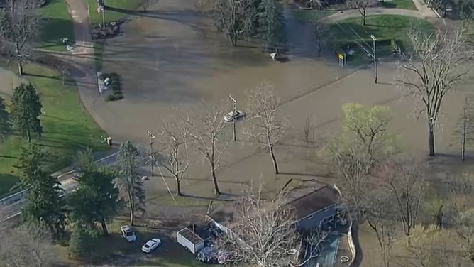 Daylight revealed flooded out neighborhoods in Nashville, TN April 3.