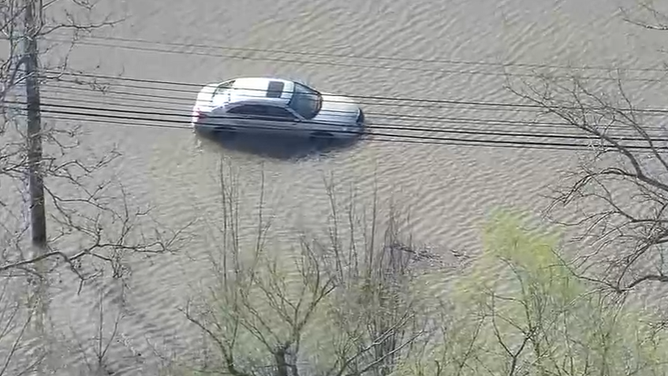 Daylight revealed flooded out neighborhoods in Nashville, TN April 3.