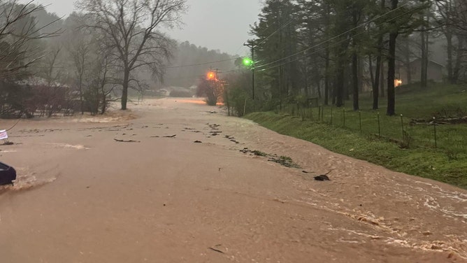 Flooding in Van Buren, Missouri