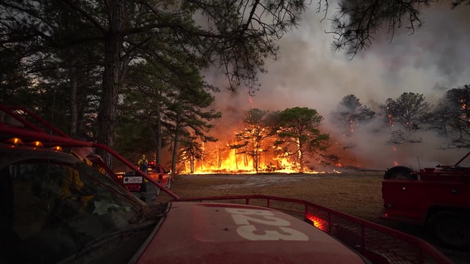 Jones Road Fire in New Jersey
