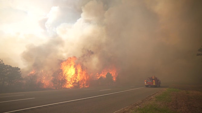 Jones Road Fire in New Jersey