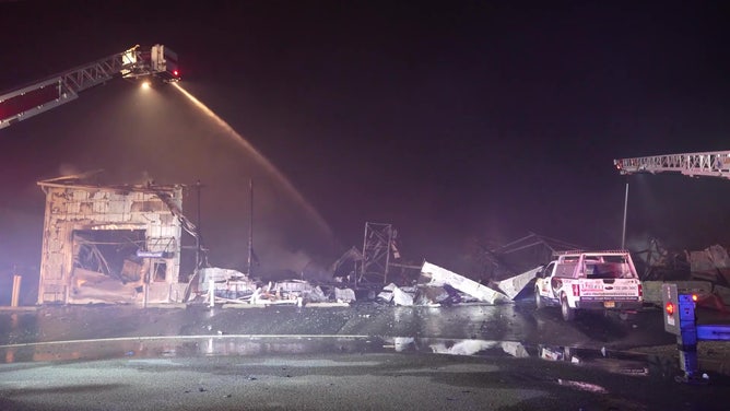 Jones Road Fire in New Jersey
