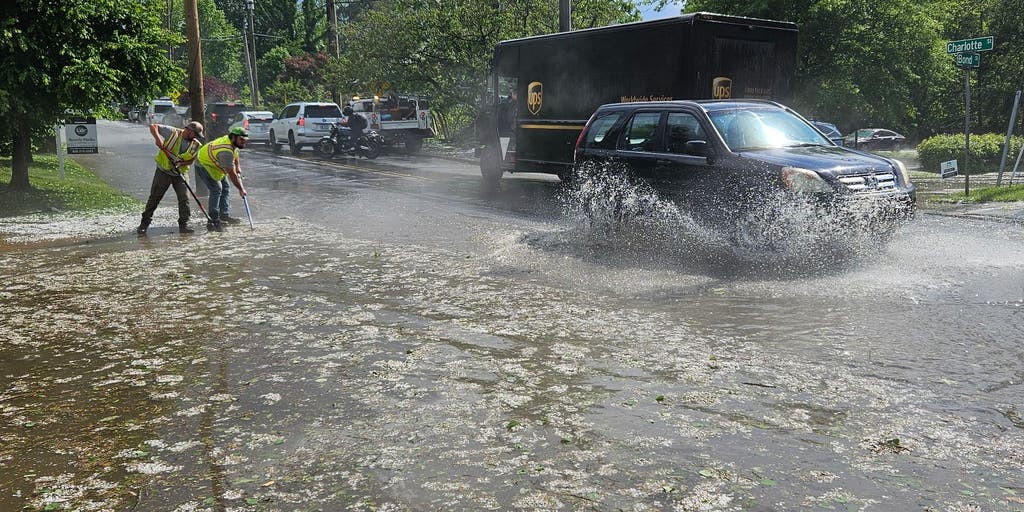 Severe storms leave wide swath of damaging wind, large hail across ...