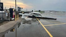 Microburst flips over planes at Texas airport