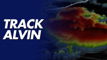 Track Alvin: Live maps, forecast cone and spaghetti plots