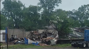 Damage reported after powerful winds, softball-sized hail pummel Texas, Louisiana