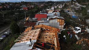 Watch: Tornado passes right over viewer as it rips through town in Chile damaging hundreds of buildings