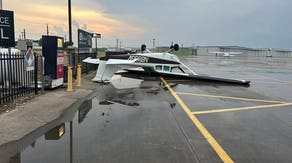 Microburst flips over planes at Texas airport
