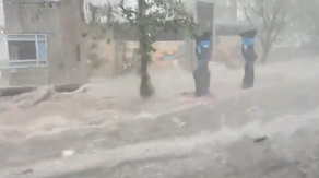 Watch: Texas street turns into a raging river as storm dumps hail, torrential rain on Austin