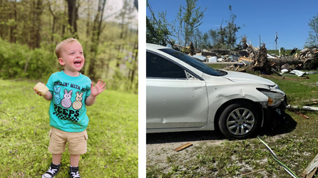 Kentucky woman saves 2-year-old son buried in tornado rubble by 'following his cry'