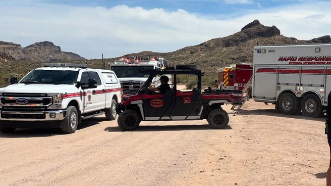One hiker has died, and 4  others were rescued Sunday day  successful  the Superstition Mountains owed  to evident  heat-related issues, authorities reported.