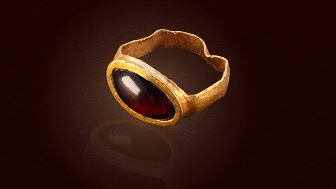 The gold ring.