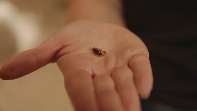 The gold ring.
