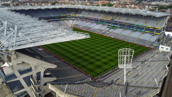 Photo of Croke Park in Dublin, Ireland.