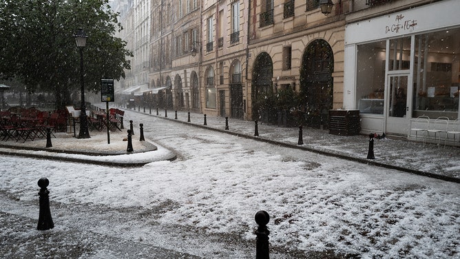 Violent Storm In Paris