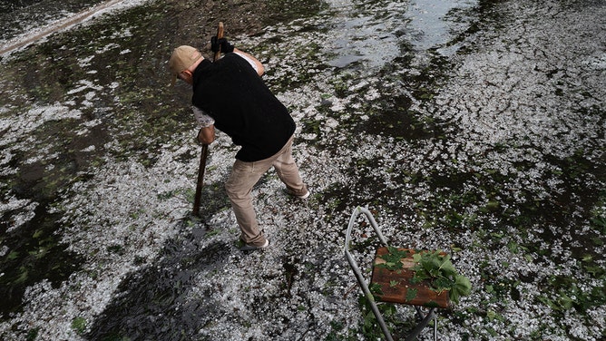 Hail Storm In Paris