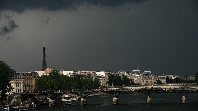 Violent Storm In Paris