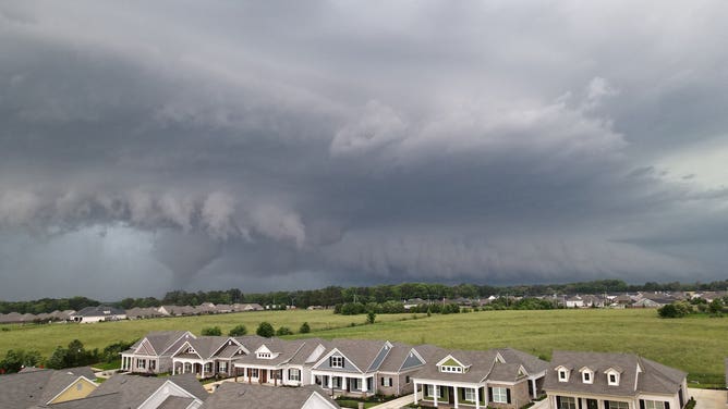 Tornado near Madison, Alabama on May 20, 2025.
