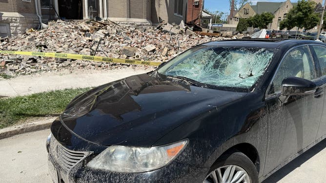 Tornado-damaged Centennial Christian Church successful  St. Louis, Missouri.