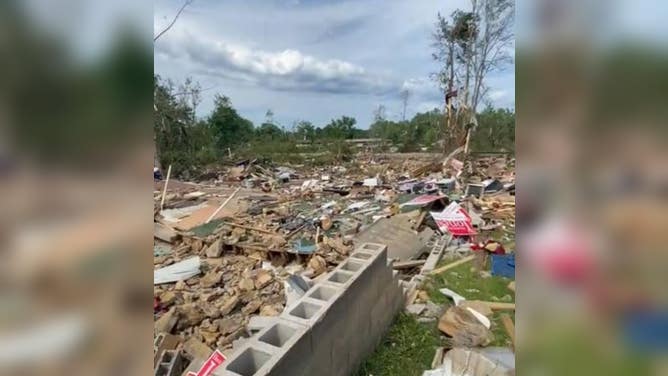 Damage in London, Kentucky after an EF-4 tornado.