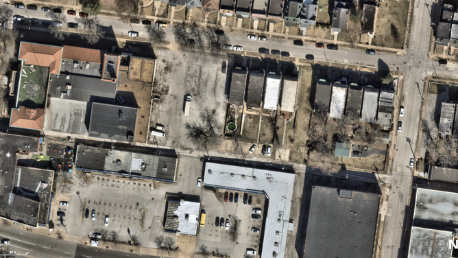 An image of a St. Louis neighborhood before the May 17, 2025, tornado.