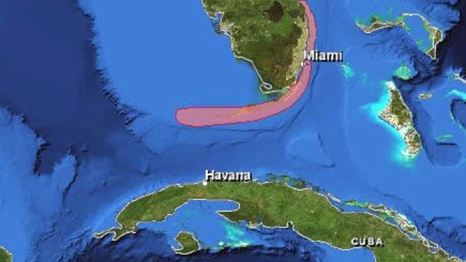 Florida Coral Reef map