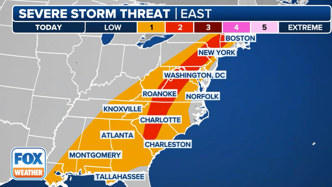 Saturday severe outlook