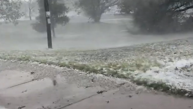 A severe thunderstorm brought deadly flash flooding and hail to Austin, Texas on Wednesday evening May 29, 2025.