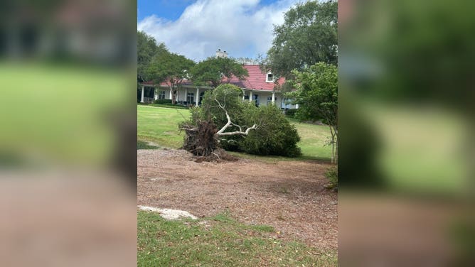 Tornado damage outside of Destin, Florida on 5/10/2025