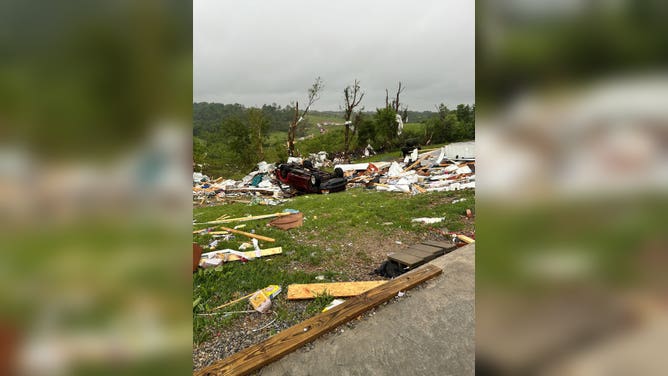 At least one person is dead and multiple people are hurt after a tornado ripped through a rural part of Washington County, Kentucky on Friday morning.