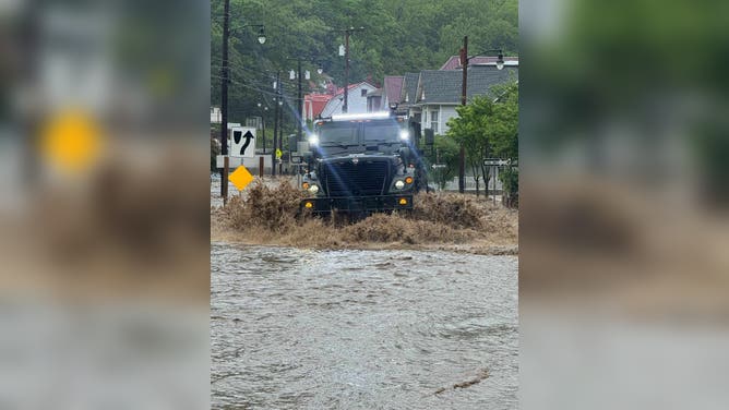 Cumberland Police responded to the Westernport area to assist with water rescue efforts.