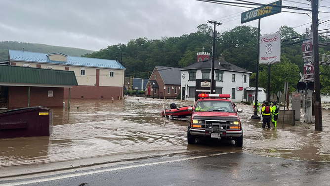 Swift h2o  rescue operations successful  Allegany County, Maryland connected  May 13, 2025.