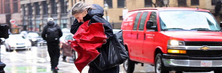 Rare nor'easter to begin thrashing Northeast overnight with powerful winds, drenching rain