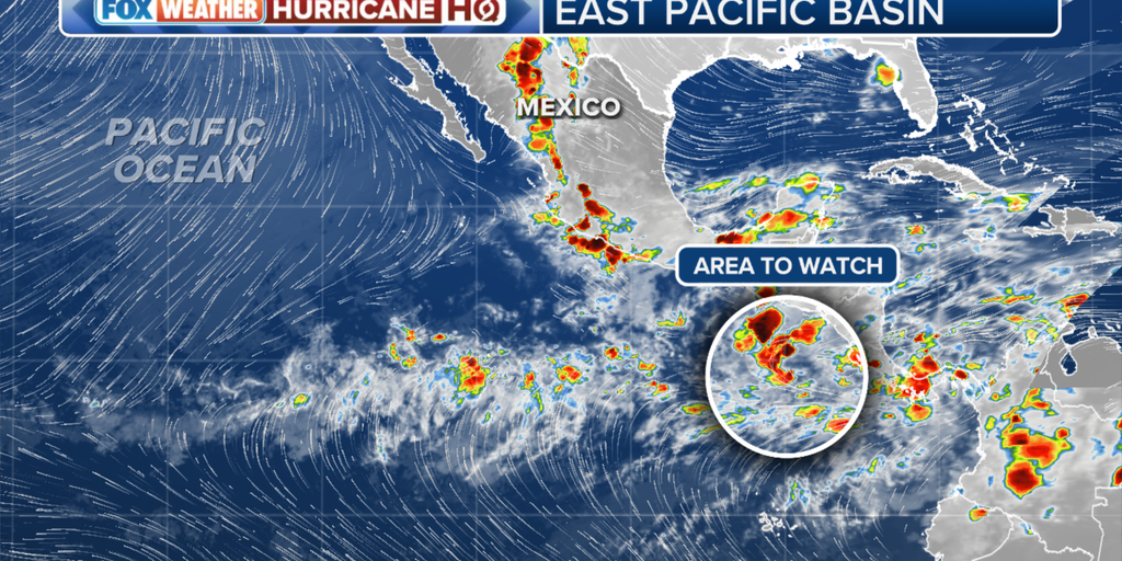 Invest 95E expected to become Tropical Storm Flossie as system becomes better organized in Eastern Pacific